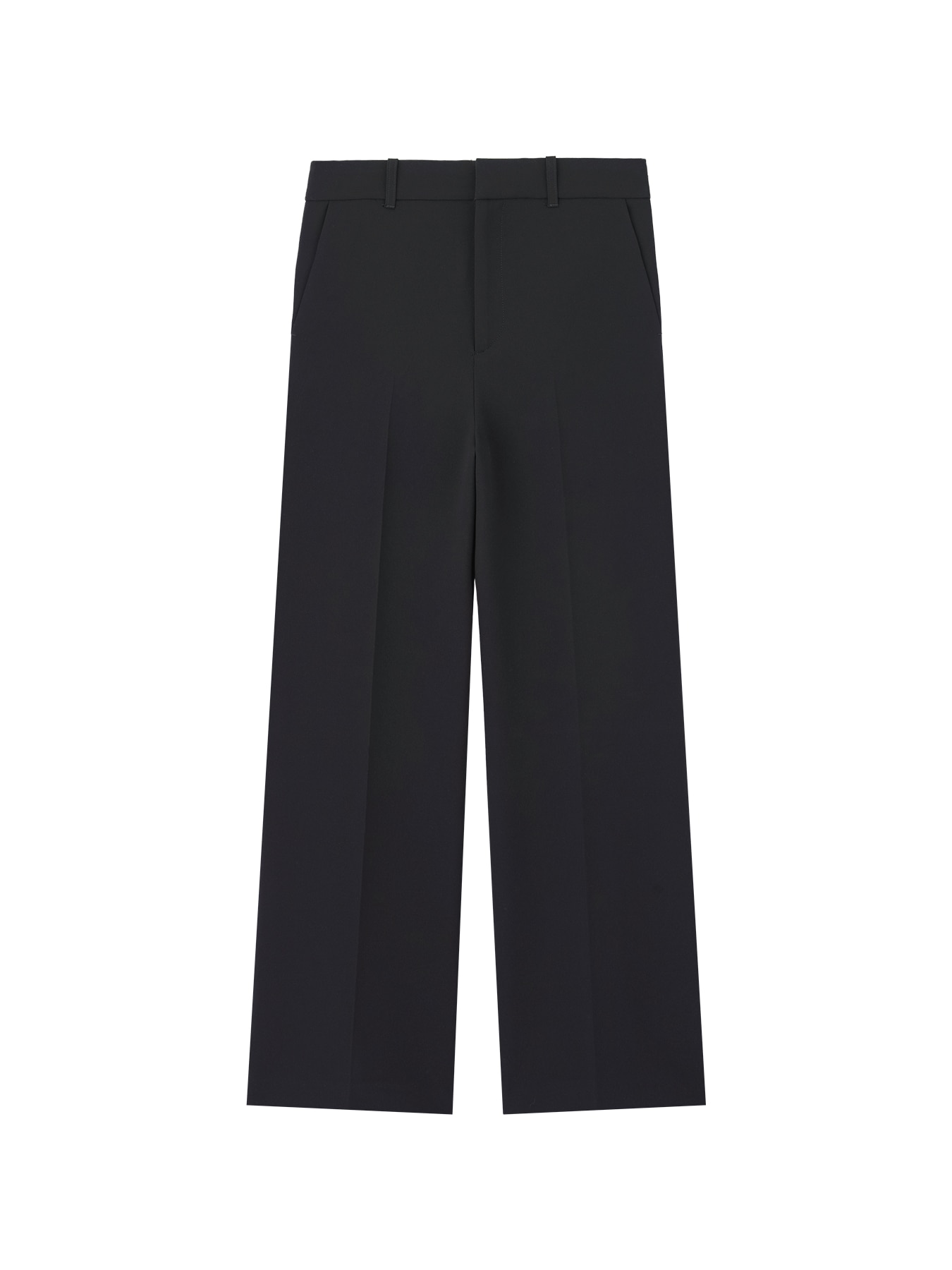 ダブルクロスセンタープレスワイドパンツ