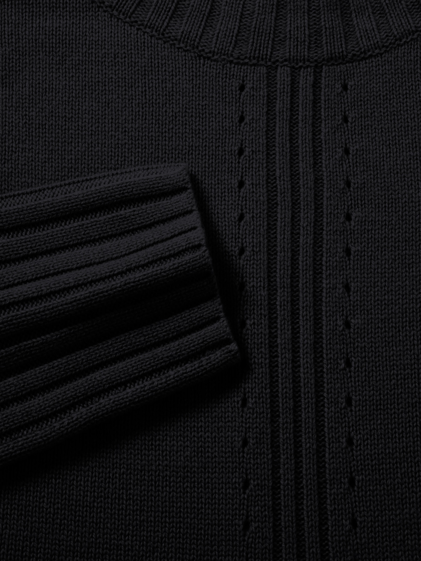 ウールカシミヤハイネックニット