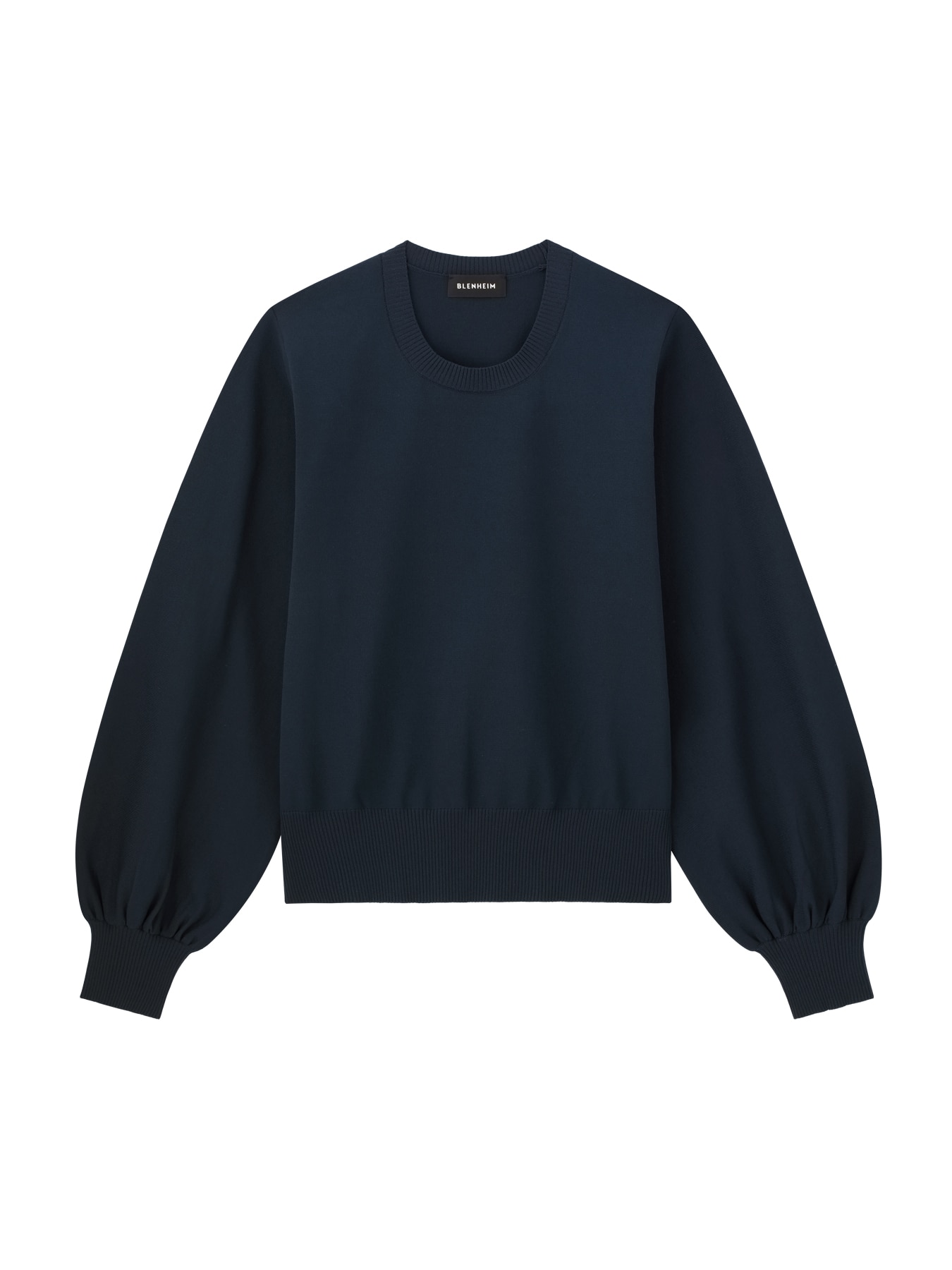 バルーンスリーブニットプルオーバー