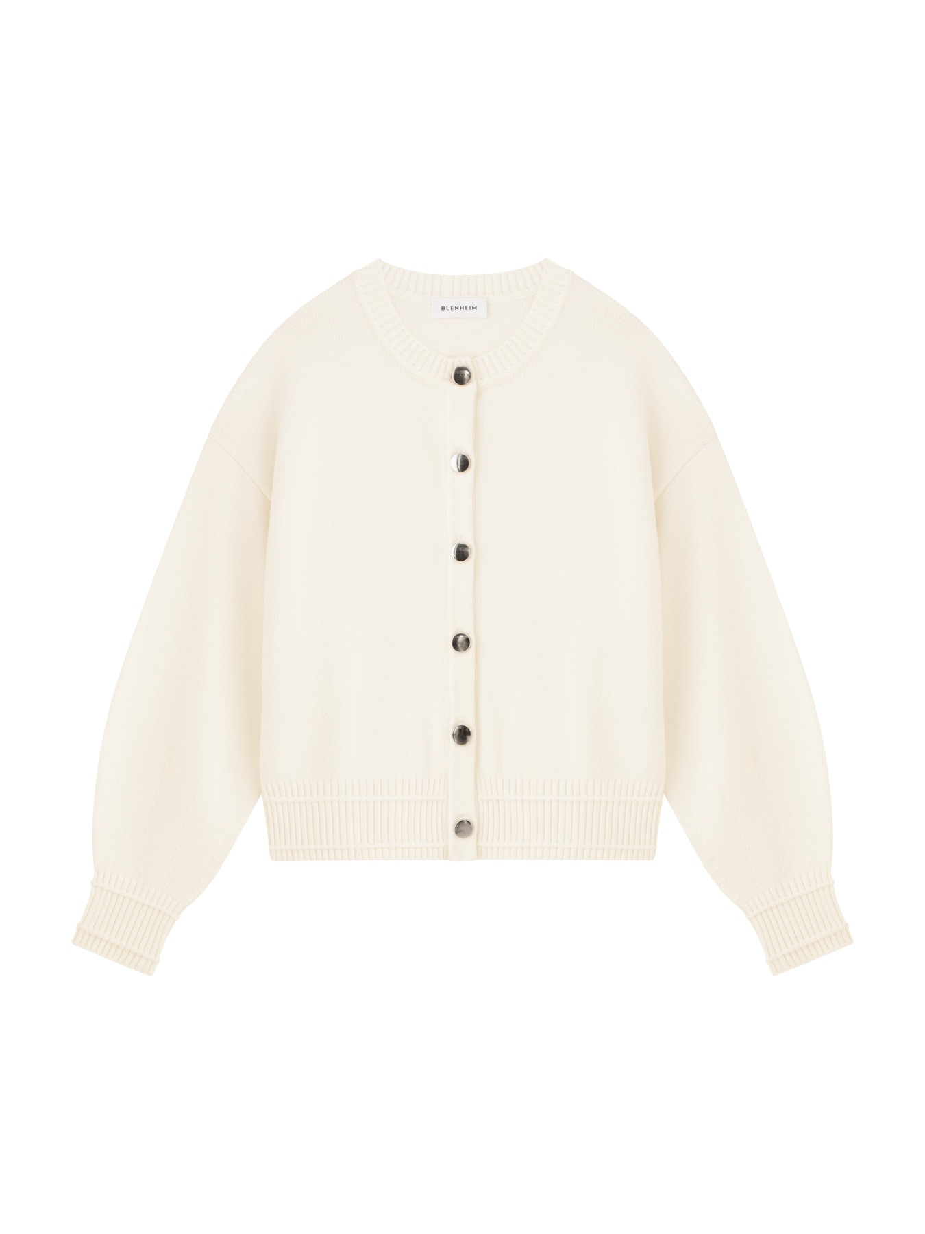 メタルボタンニットカーディガン