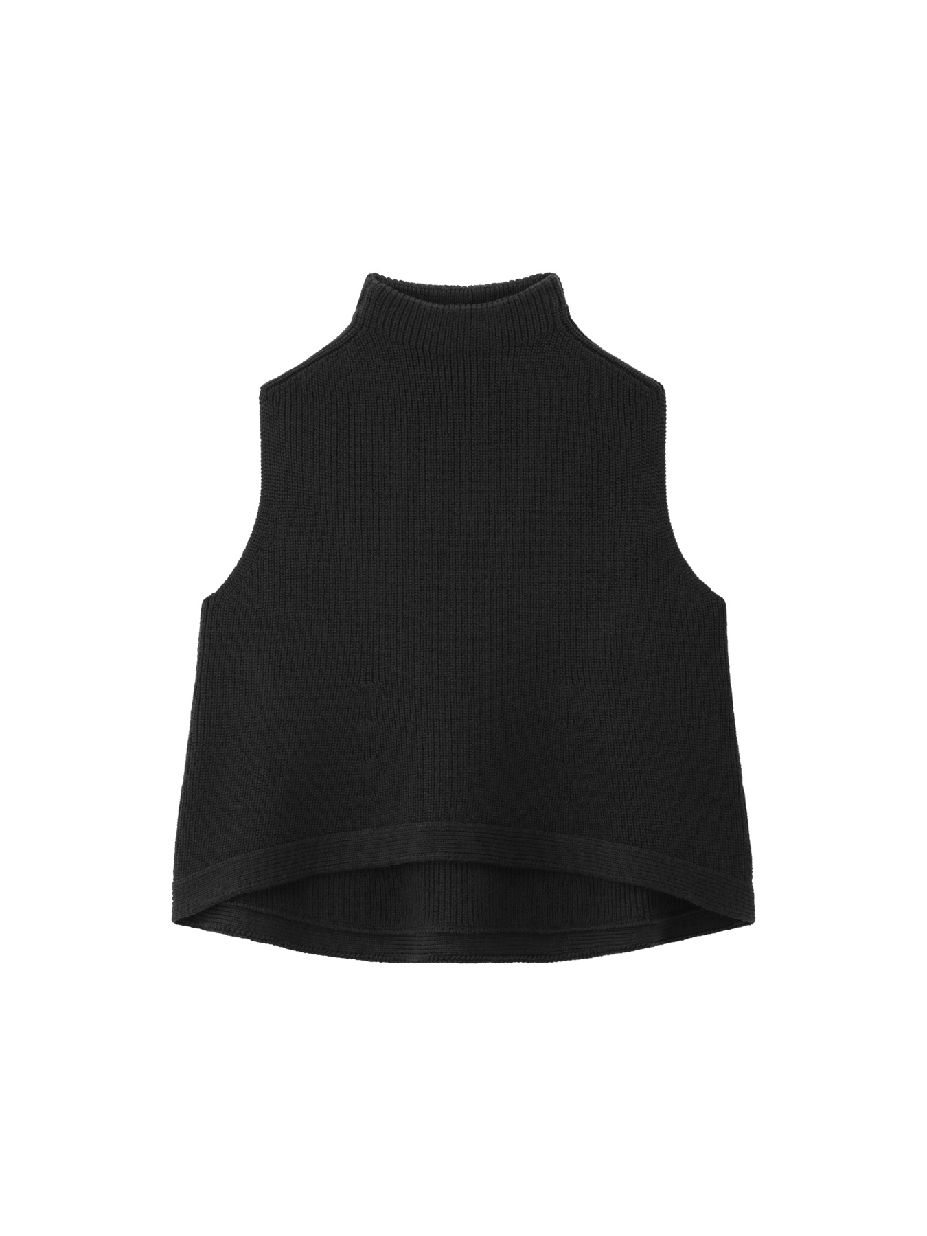 ハイネックニットジレ