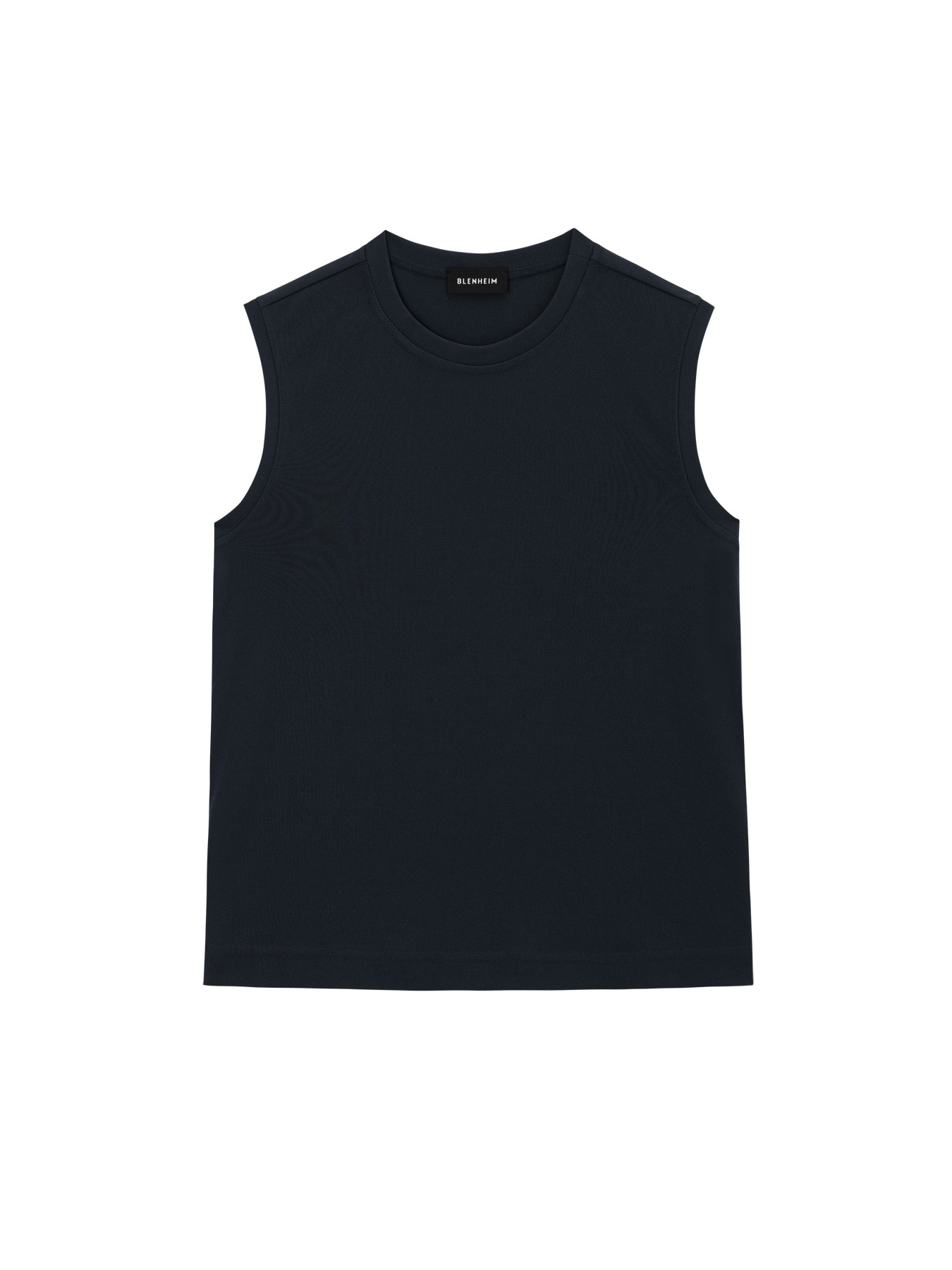 マットストレッチポンチノースリーブカットソー