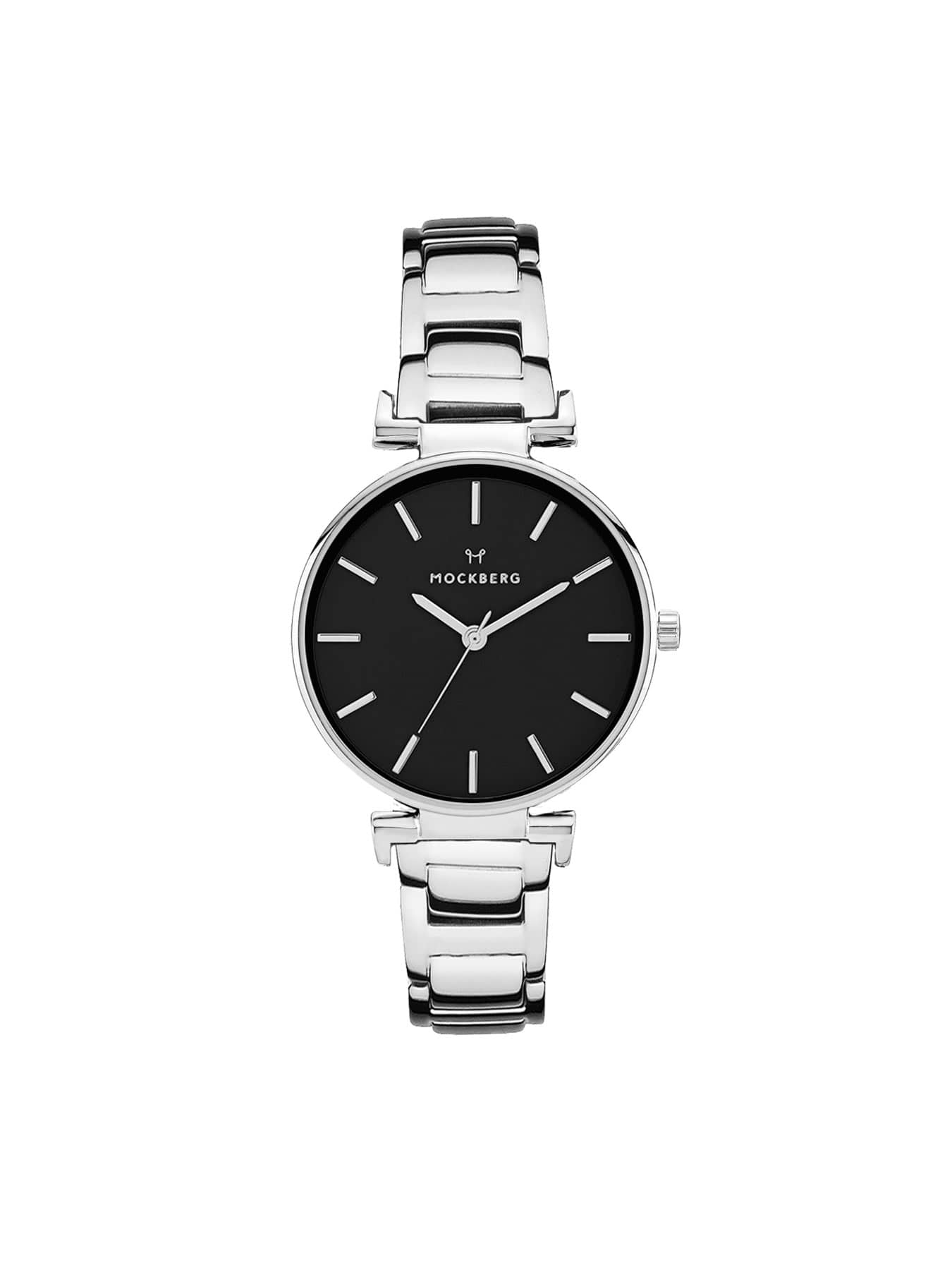 モックバーグ オリジナル Original 34 SS linked strap black dial