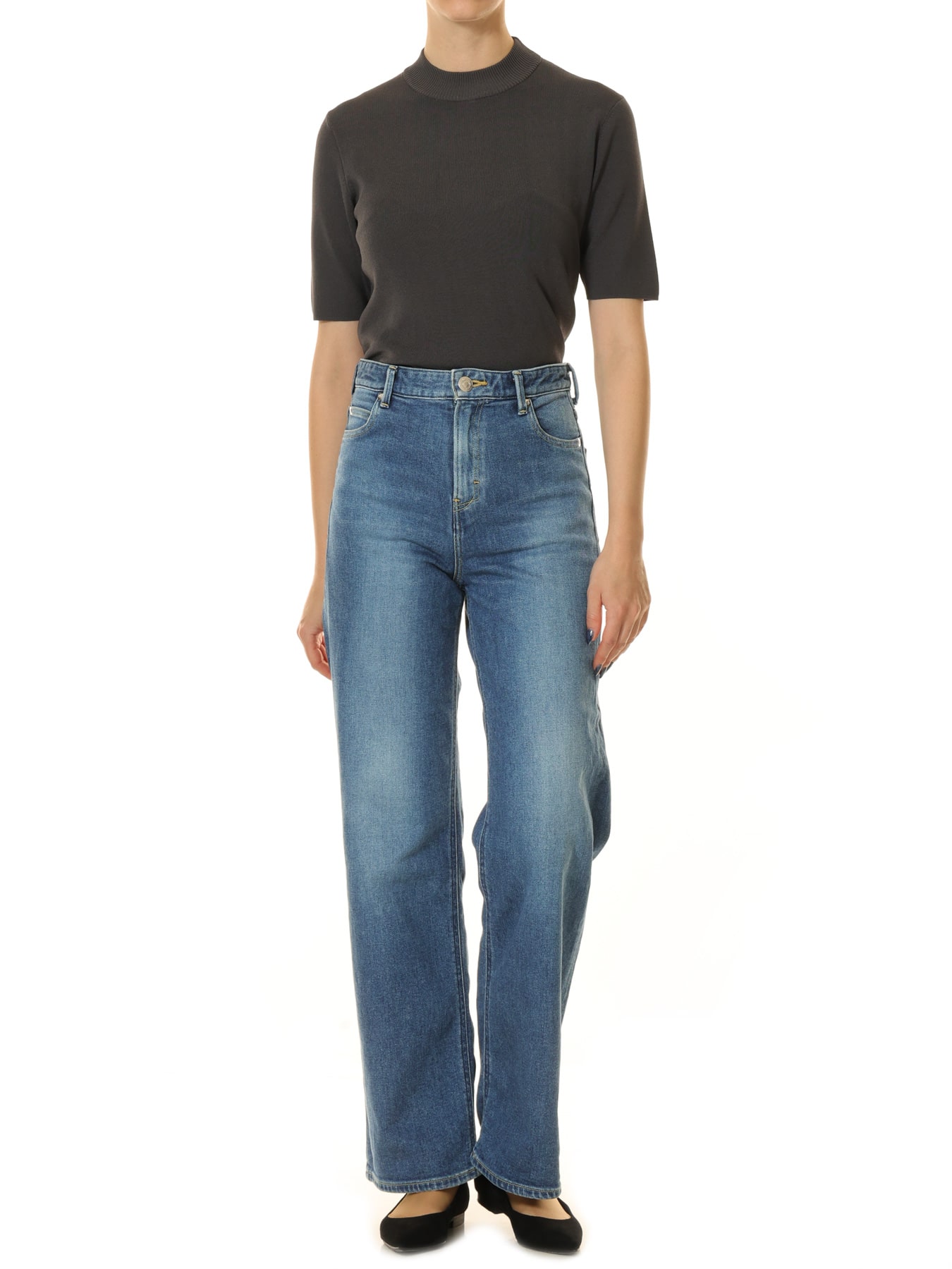 ナチュラルストレッチデニムパンツ